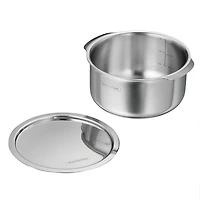 Tramontina Utsava Tri-Ply Clad Stainless Steel Covered Tope Patila