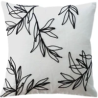 Hometrends Embroidered 2 Pack Decorative Pillows