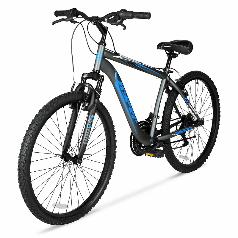 Hyper Bicycles 26” Men’s Boundary Mountain Bike, Gray