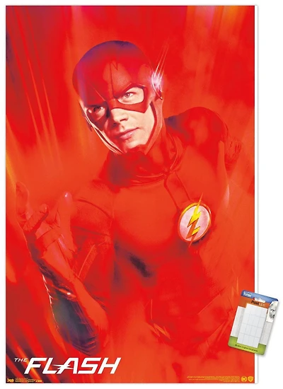DC Comics TV - The Flash - Key Art Wall Poster, 22.375" x 34"