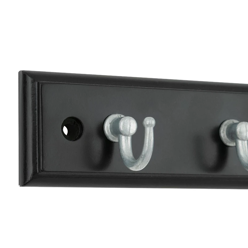 Era Classic Key and Hook Rail Black