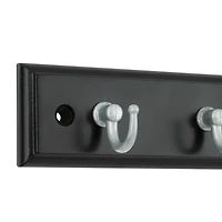 Era Classic Key and Hook Rail Black