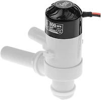 Blue Dog Marine 800 GPH Thru-Hull Livewell Pump for Boat, 12V 5A Bait Tank Aerator Submersible Cartridge