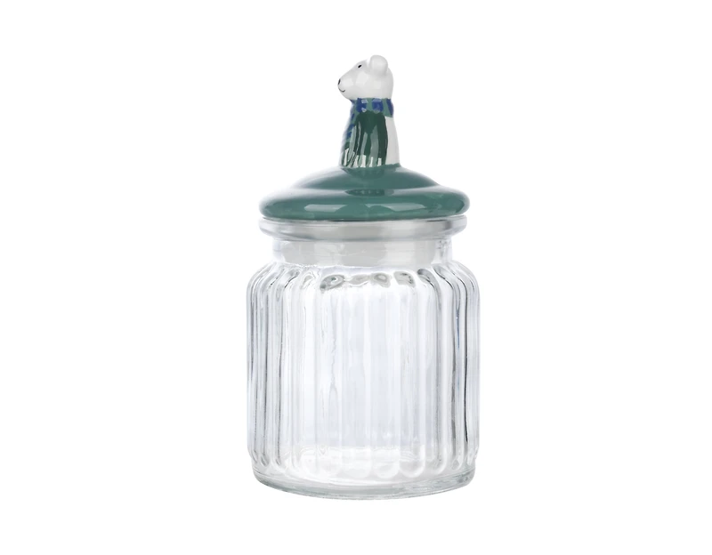 Vacances Temps TT verre Ours Canister, 10oz, 1piece