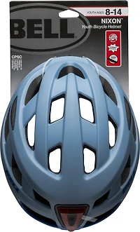 Bell Sports Nixon Youth Lighted Helmet Blue/Gray