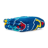 Harry Potter Collegiate Hogwarts Fleece Throw, 100% Polyester,