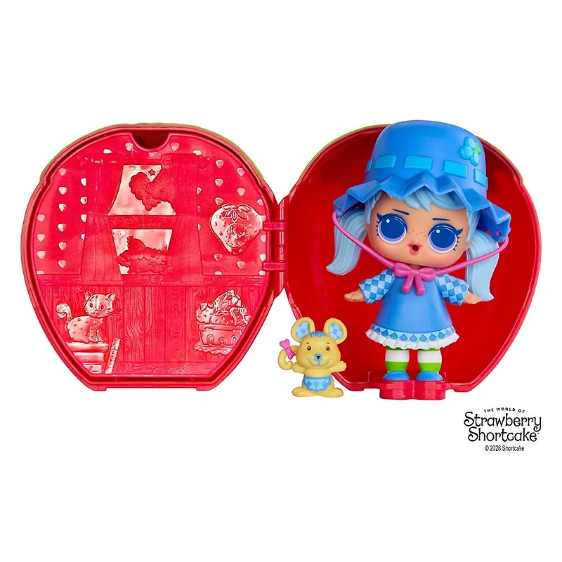 L.O.L. Surprise! Loves Strawberry Shortcake Tots with Scented Dolls, Pets, and Transforming Strawberry House Playset
