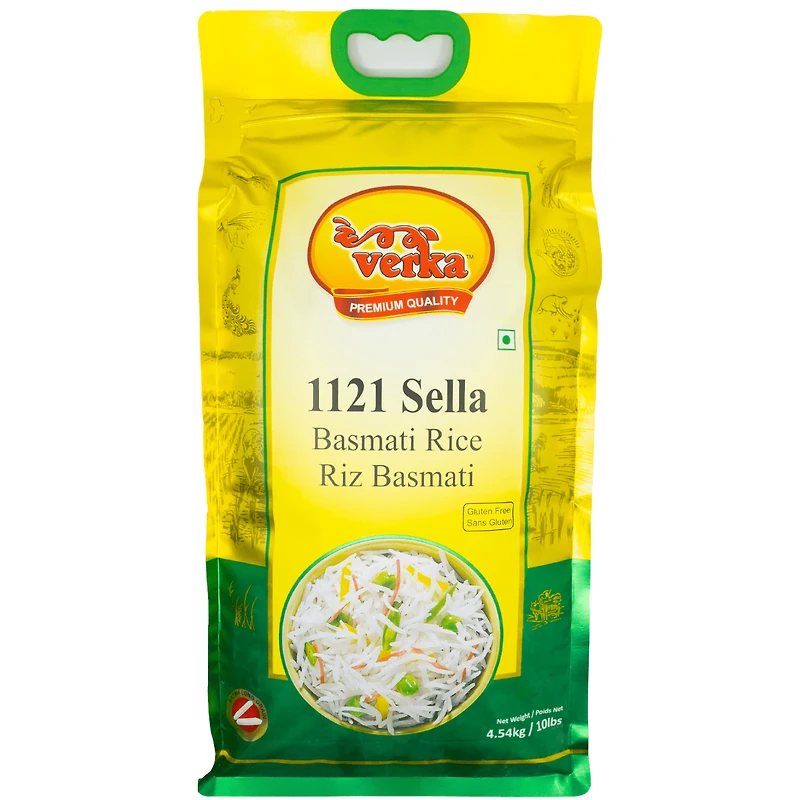 Verka 1121 Sella Riz Basmati, 10lbs