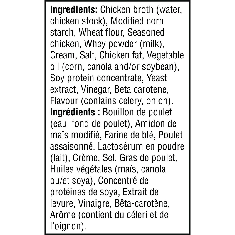 Campbell’s® Condensed Low Fat Cream of Chicken Soup, Shelf Stable