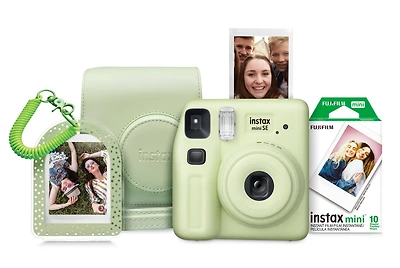 Ensemble avec appareil instantané instax mini SE - Vert