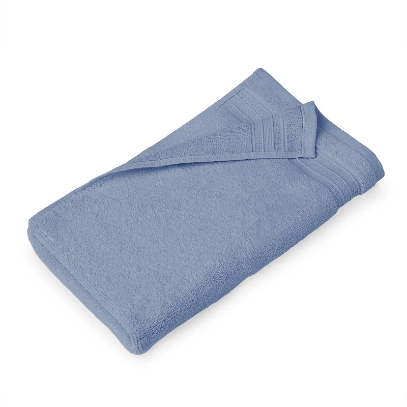 hometrends Solid 100% Cotton Bath Sheet, 1 Piece, 550 GSM, Highly Absorbent & Soft Bathsheet, Light Navy Blue