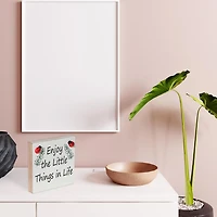 IH Casa Decor Wood Block Enjoy The Little Things In Life