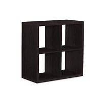 Gorham 4 Cubby Storage Cabinet in Espresso