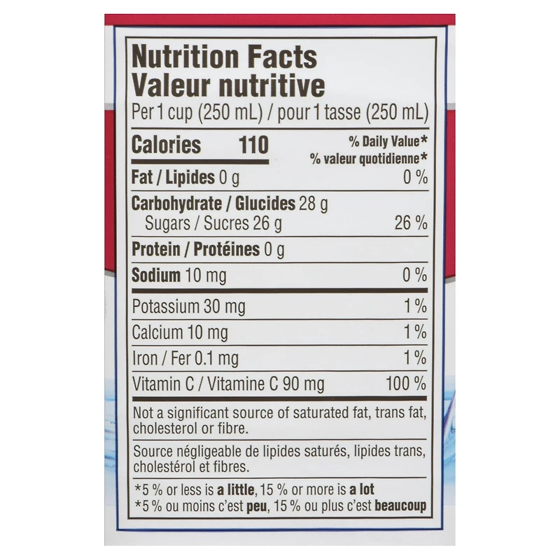 Ocean Spray Cran-Cherry ® Cocktail de Canneberges et de Cerises 1.89L