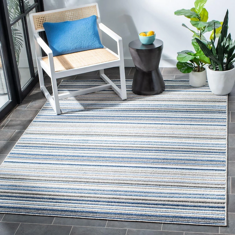 Safavieh Cabana Siomha Tapis Rayé Extérieur