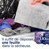 Downy CALM, Mega Dryer Sheets, Laundry Fabric Softener, Lavender and Vanilla Bean 120CT