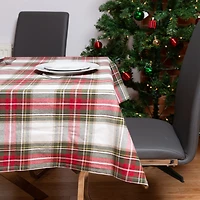 Celebration Plaid Table Cloth