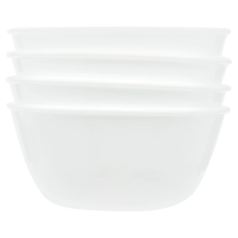 Corelle Winter Frost White 12 oz Glass Rice Bowl (Set of 4)