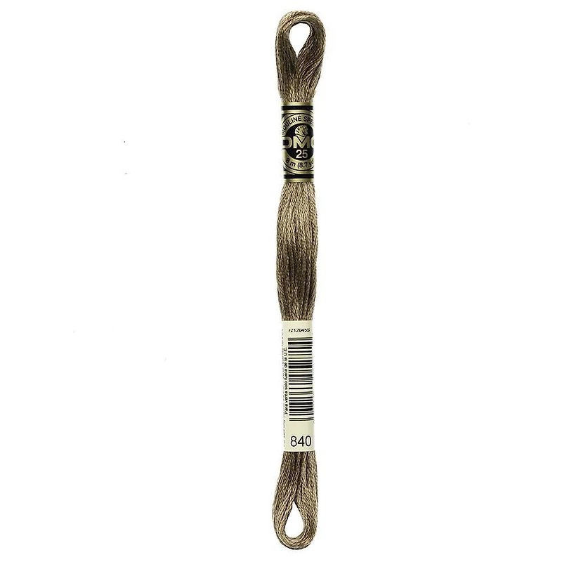 DMC 6-Strand Cotton Embroidery Floss, 8 m (8.7 yd), Brown
