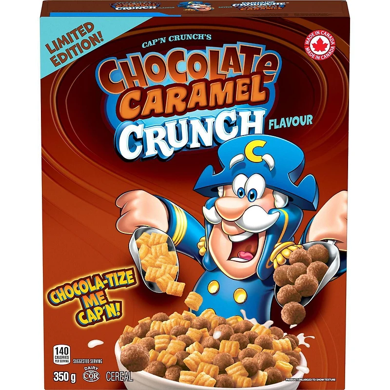 Capitaine Crounche Chocolat et Caramel Céréales Cruncy Flakes