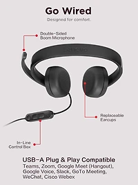 Lenovo USB-A Wired Stereo Headset Gen 2