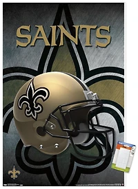 NFL New Orleans Saints - Helmet 16 Wall Poster