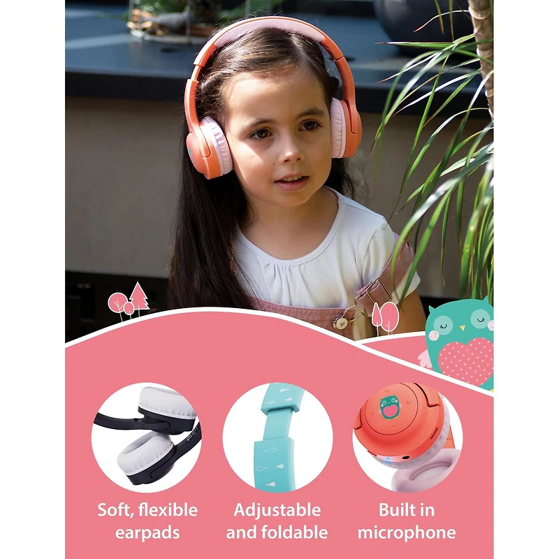 Planet Buddies Kids Wireless Headphones