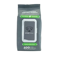 One Paw , Ensemble Essentiel de Promenade pour Chien 3 Pcs avec Lingettes, Bol Pliable en Caoutchouc et Porte-Gâteries pour Chiens