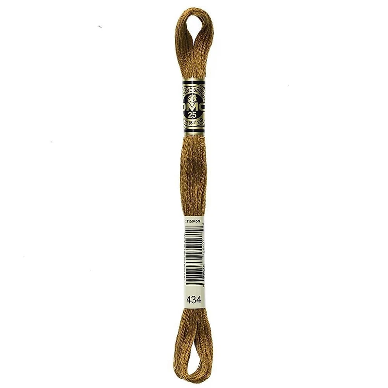 DMC 6-Strand Cotton Embroidery Floss, 8 m (8.7 yd), Brown