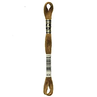 DMC 6-Strand Cotton Embroidery Floss, 8 m (8.7 yd), Brown