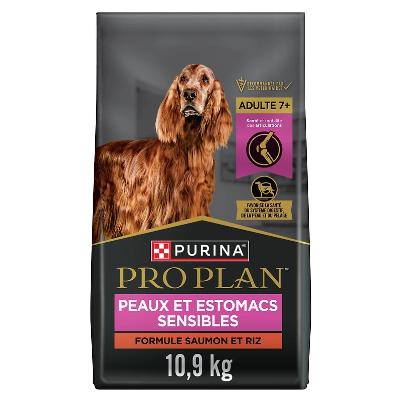 Purina Pro Plan Senior Sensitive Skin & Stomach Adult 7+ Salmon, Dry Dog Food
