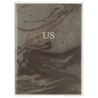 Pinnacle Frames and Accents Soft Brag "Us" Marble Photo Album