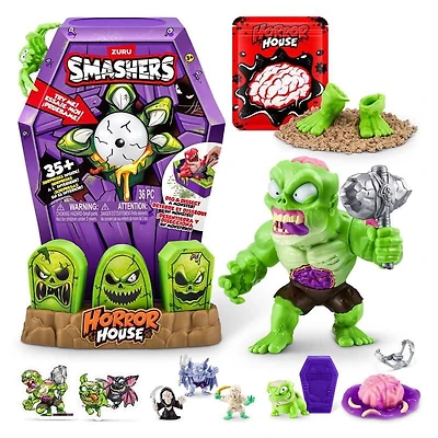 Smashers Mega Horror House by ZURU, Interactive Toy, Collectable Toy for Kids and Teens