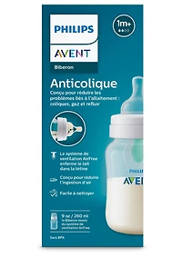 Philips Avent Biberon Anti-colic avec Évent Sans Air, 9oz, SCY703/01