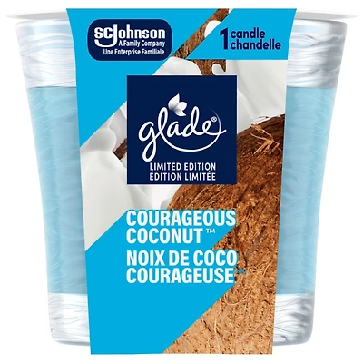 Glade® Scented Candle Air Freshener, Courageous Coconut™