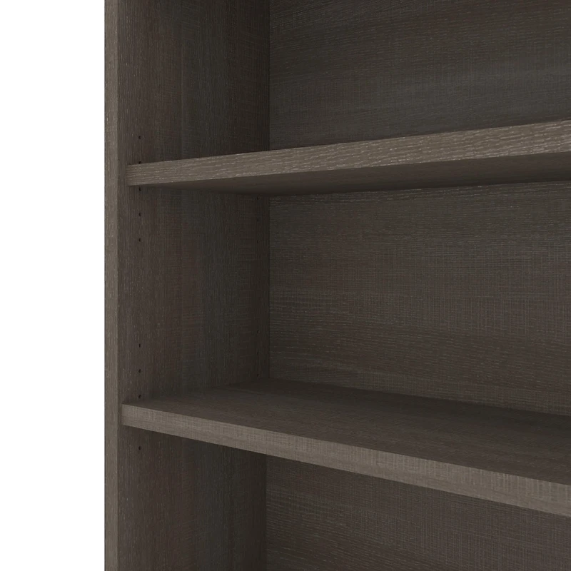 Bestar Universel 36W Bookcase in Bark Grey