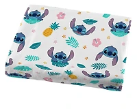 Disney Lilo and Stitch Denim Hawaïen Ensemble de Draps 3-Pièces pour Lit 1 Place Pour Enfants, 100% Polyester