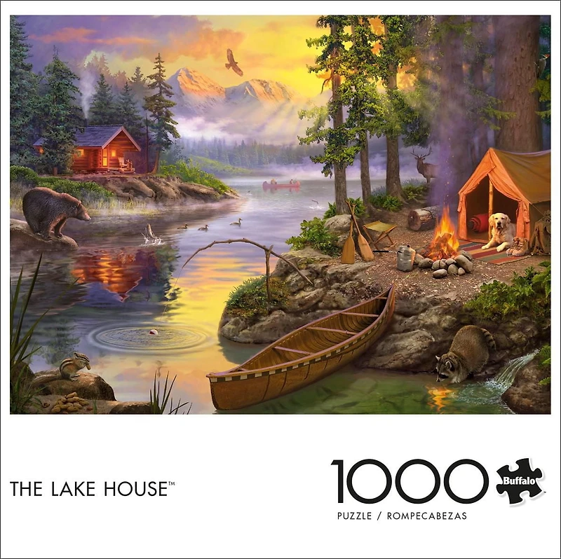 Buffalo Games - Le puzzle David Stevenson - The Lake House - en 1000 pièces