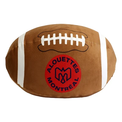 Coussin en forme de ballon de football des Alouettes de Montréal de la LCF