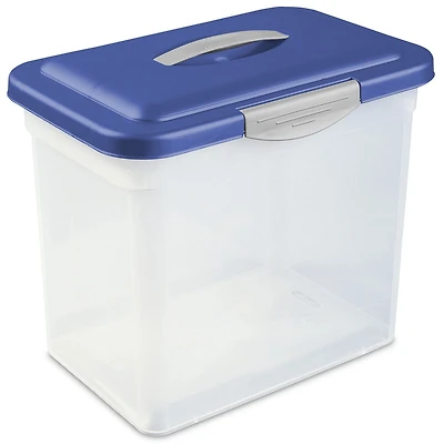 Sterilite Showoffs Large Storage Container Blue