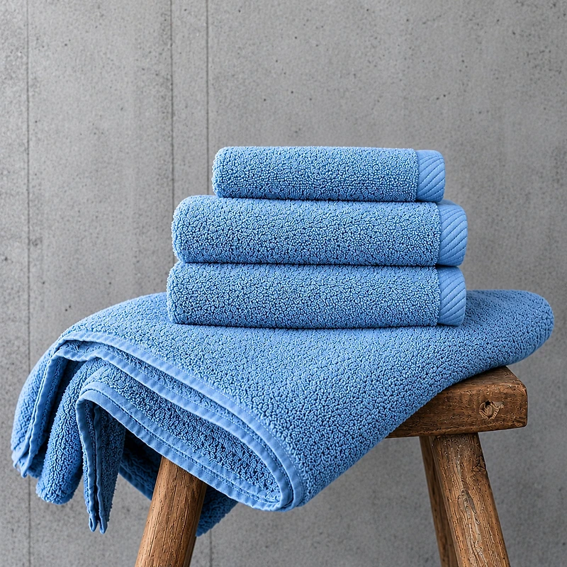 Swift Home 100% Cotton Hand Towel, Luxuriously Soft, Highly Absorbent, Quick Dry, 1 PC, Aqua