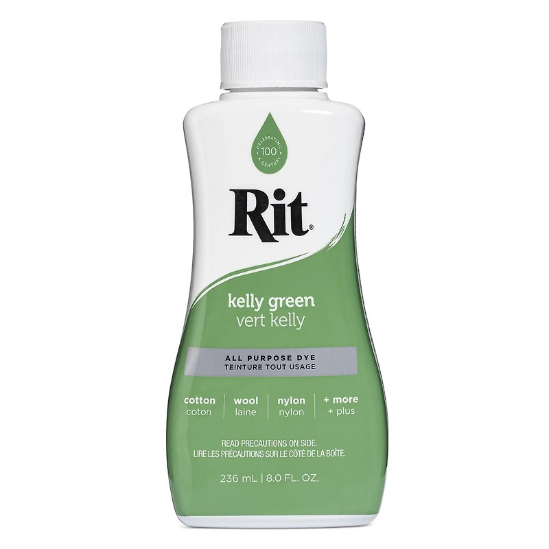 RIT All Purpose Liquid Dye, Green, 236 mL (8 oz)