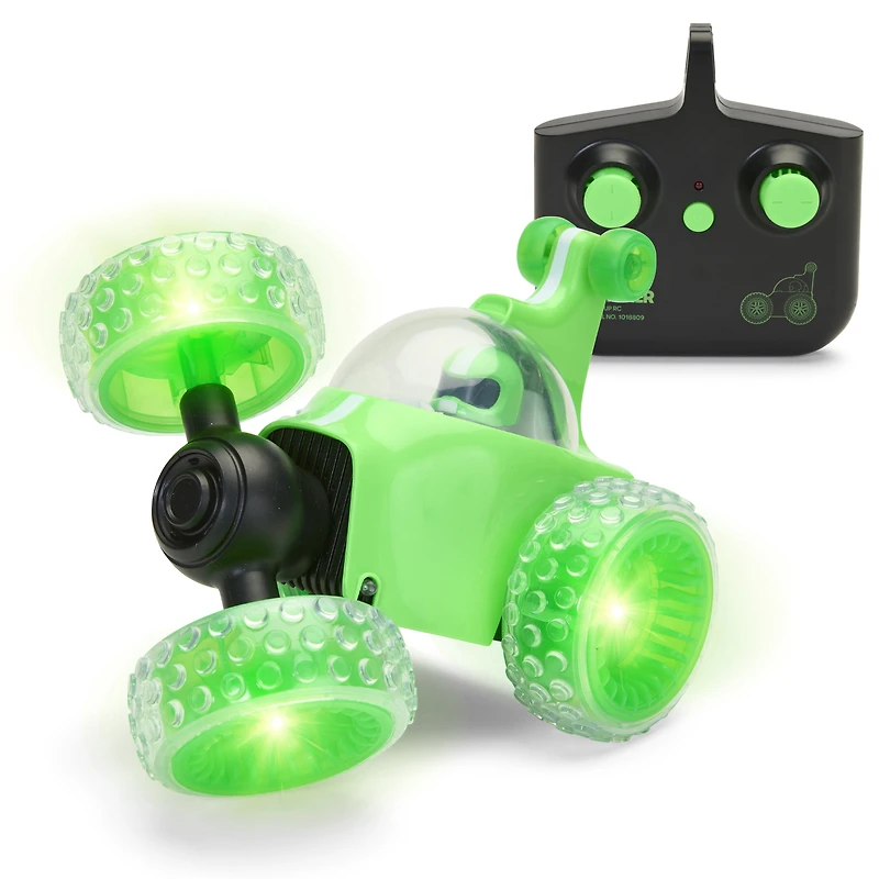 Voiture cascadeuse téléguidée Wheelie Spinner Sharper Image