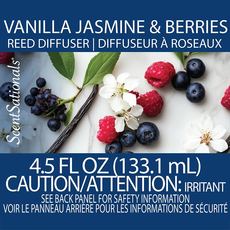 ScentSationals Reed Diffuser - Vanilla Jasmine & Berries