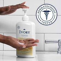 Ivory Mild & Gentle Body Wash, Milk & Honey Scent
