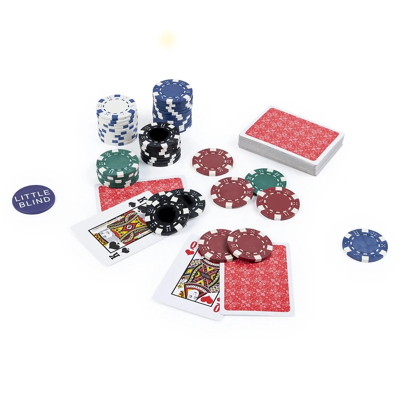Coffret professionnel de poker 300 jetons dans une mallette en aluminium