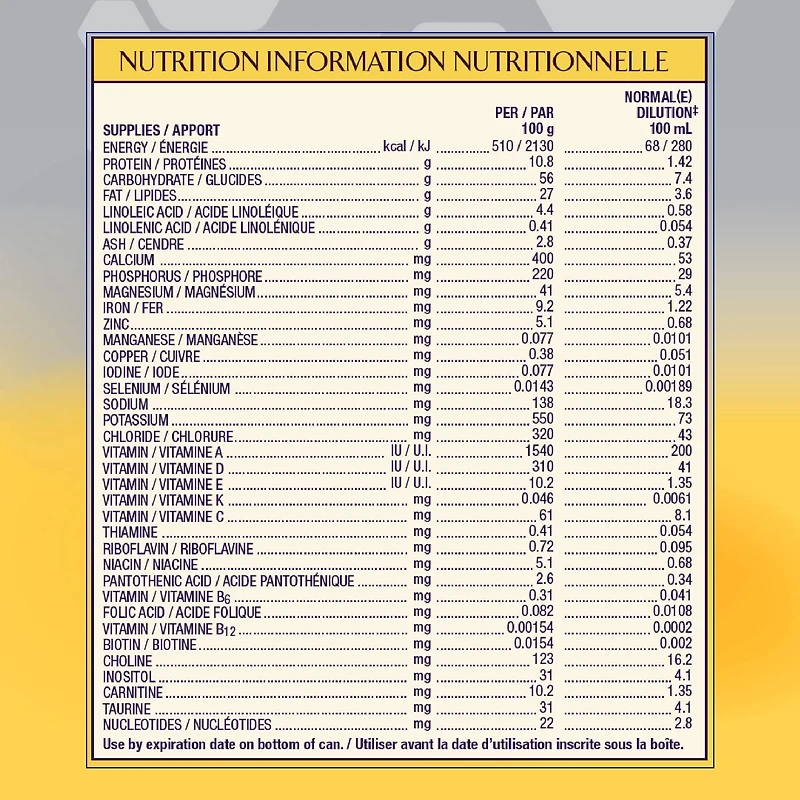 Préparation pour nourissons Enfamil®, en poudre