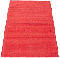 ECARPETGALLERY 4'9" x 6'9" Transitional Collage Handmade Area Rug for Living Room