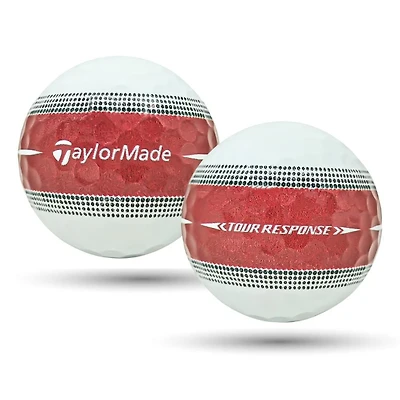 Mulligan - 36 balles de golf récupérées Taylormade Tour Response Stripe 5A Mint, rouges