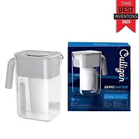 Pichet filtrant Culligan avec technologie ZeroWater de tasses avec filtre à eau avancé à 5 étapes
